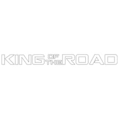 KING OF THE ROAD PRE-SPACED STICKER FOR SUN VISOR