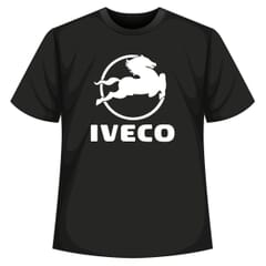 T-SHIRT UNISEX BLACK IVECO LOGO