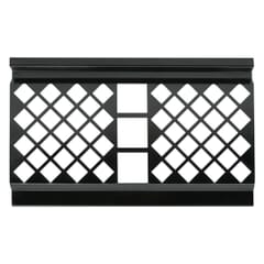 BLACK LINE PROTECTIVE GRILL FOR PIAGGIO PORTER NP6